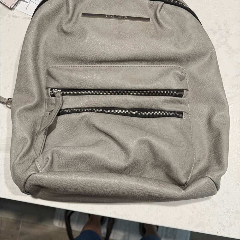 Steve Madden Light Gray Backpack